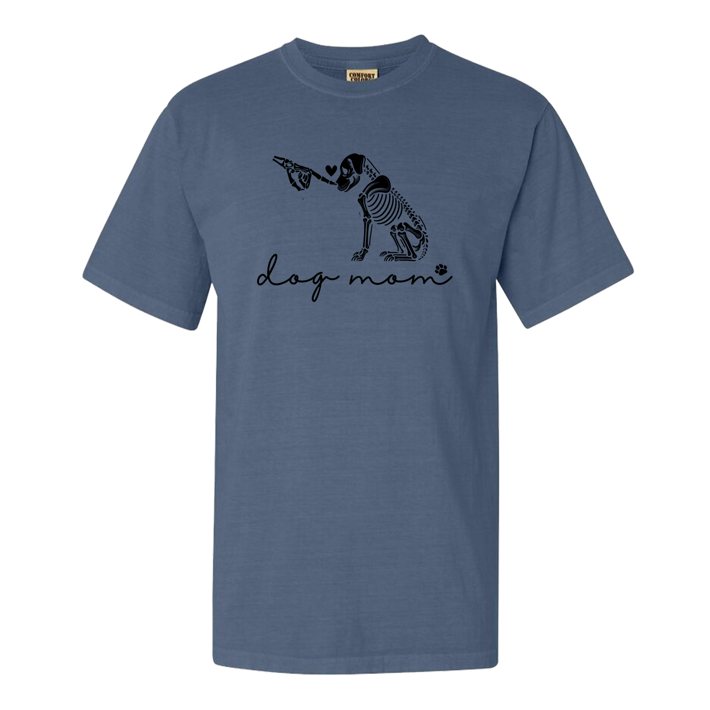 Dog Mom Skelly Boop Graphic Comfort Colors Tee
