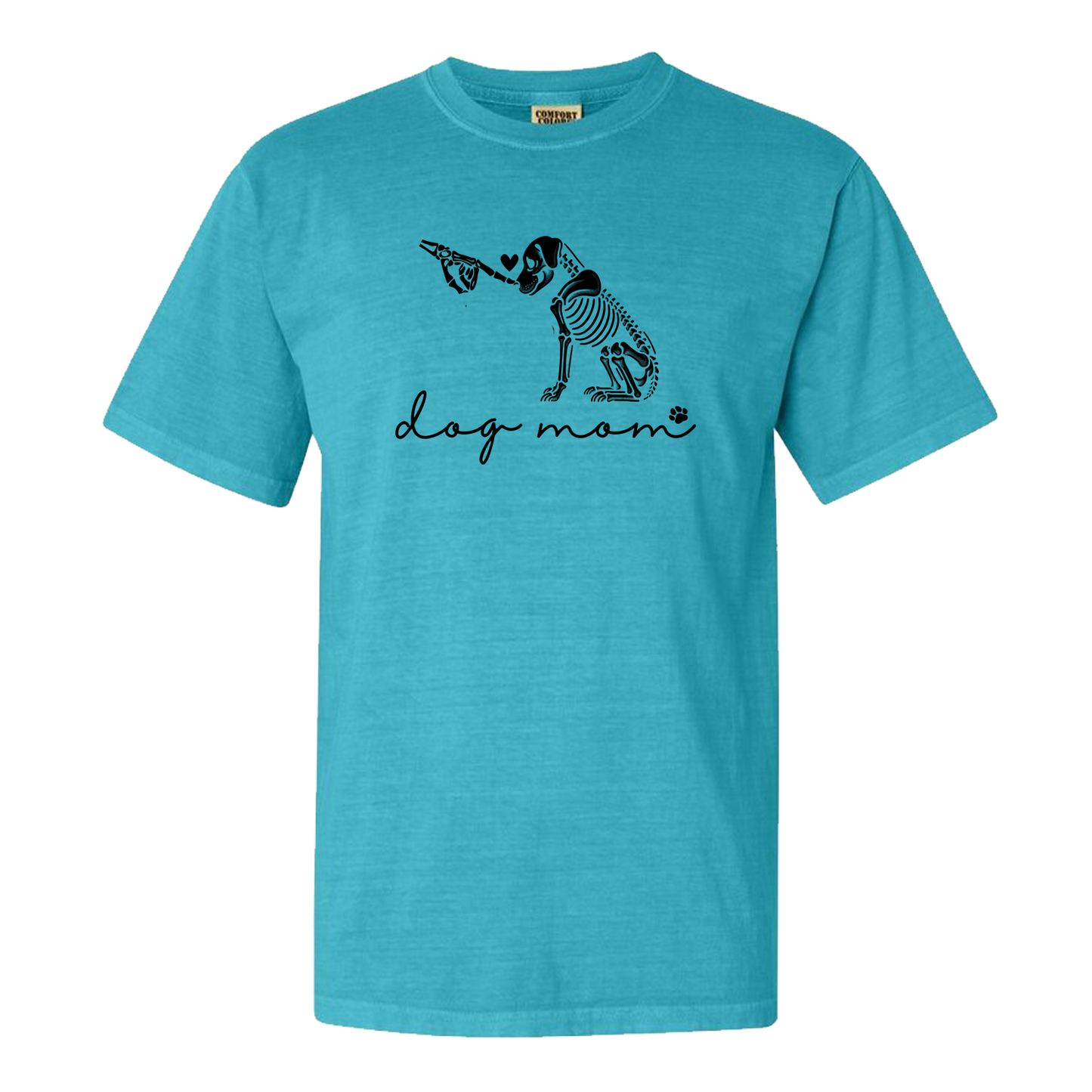 Dog Mom Skelly Boop Graphic Comfort Colors Tee