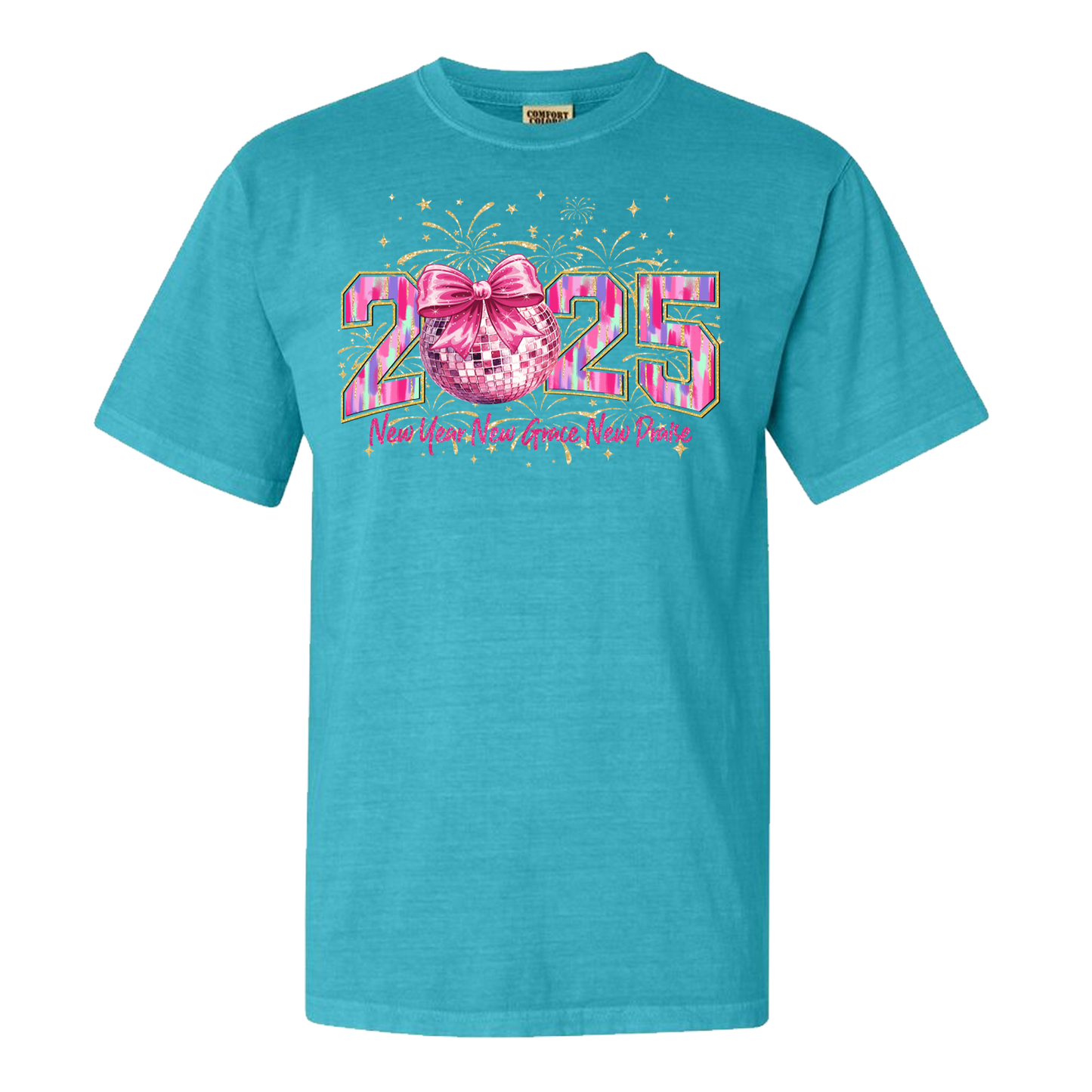 2025 New Year, New Grace, New Praise Comfort Colors Graphic Tshirt