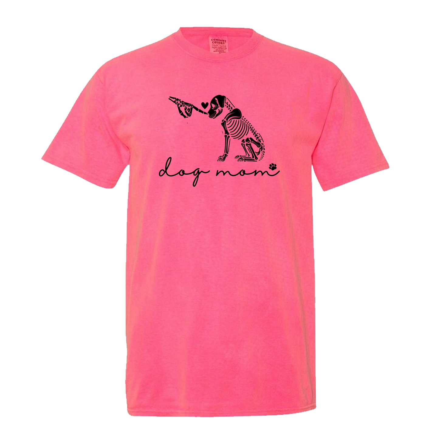 Dog Mom Skelly Boop Graphic Comfort Colors Tee