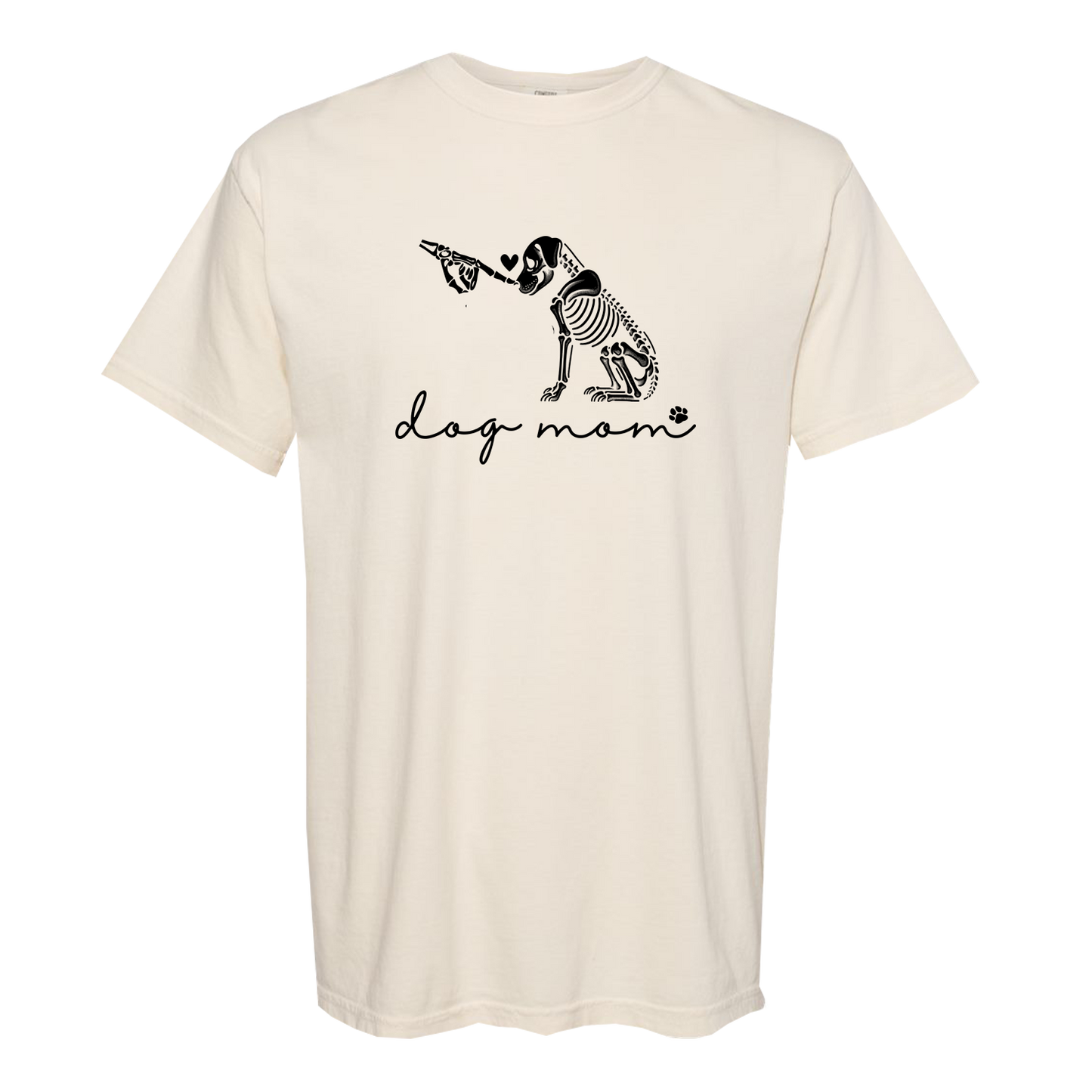 Dog Mom Skelly Boop Graphic Comfort Colors Tee