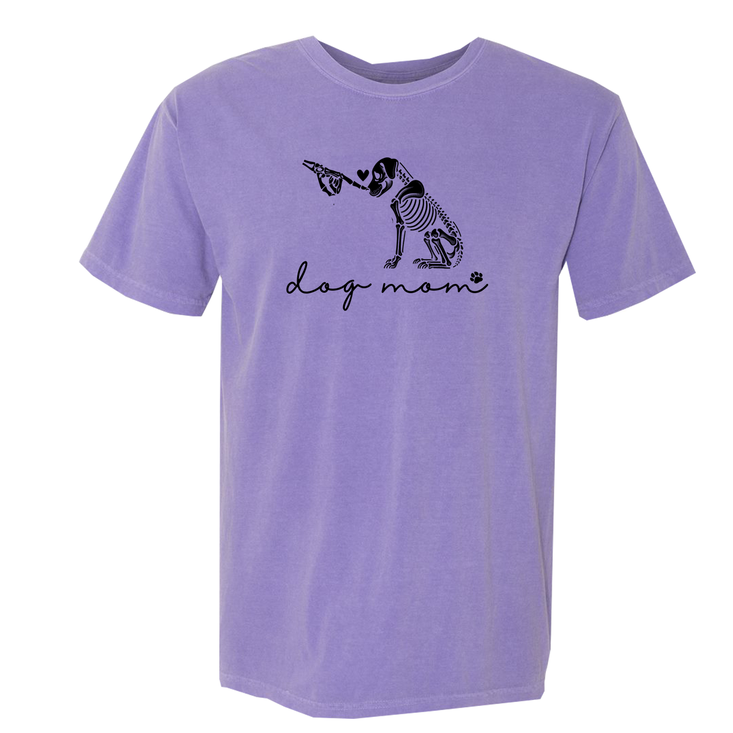 Dog Mom Skelly Boop Graphic Comfort Colors Tee