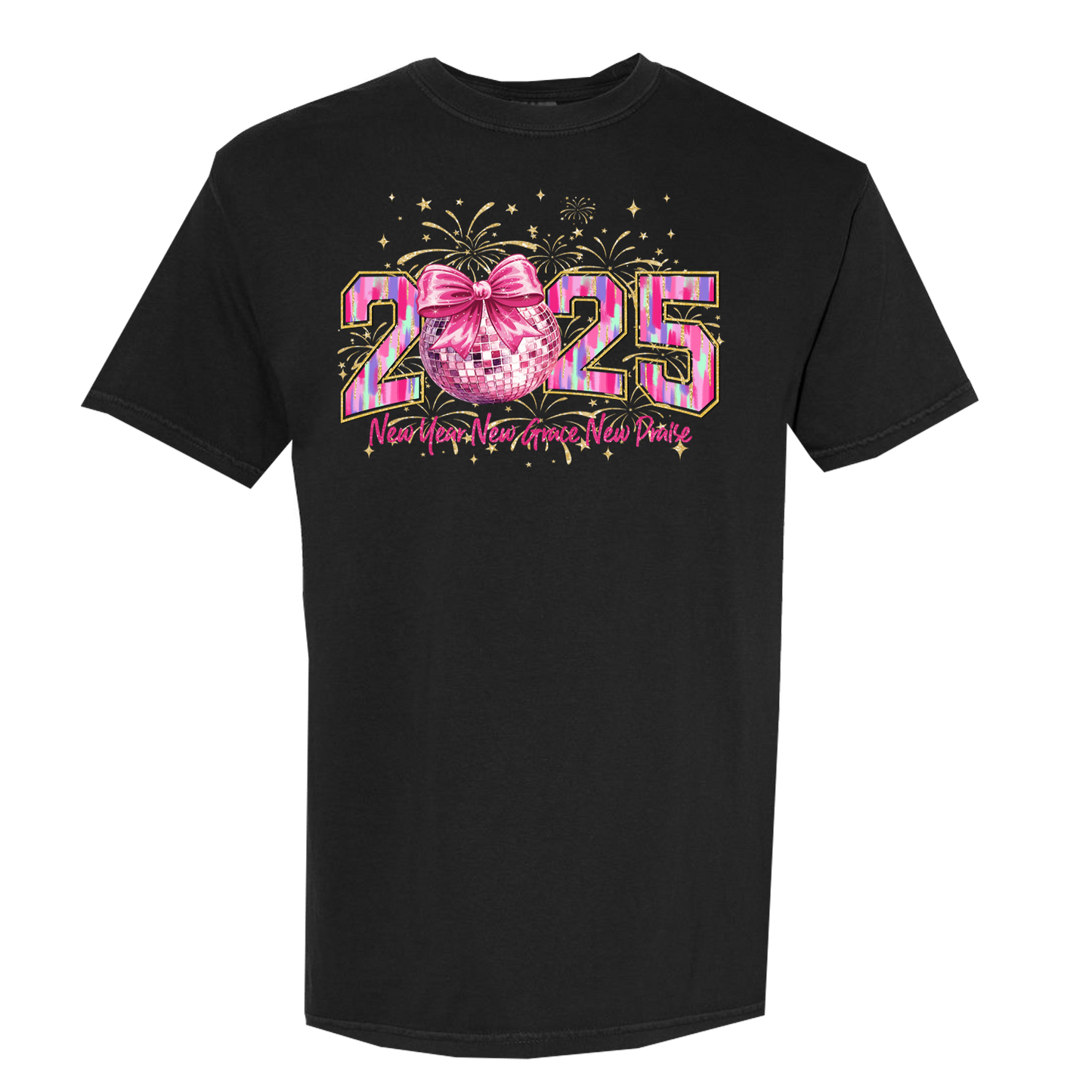 2025 New Year, New Grace, New Praise Comfort Colors Graphic Tshirt