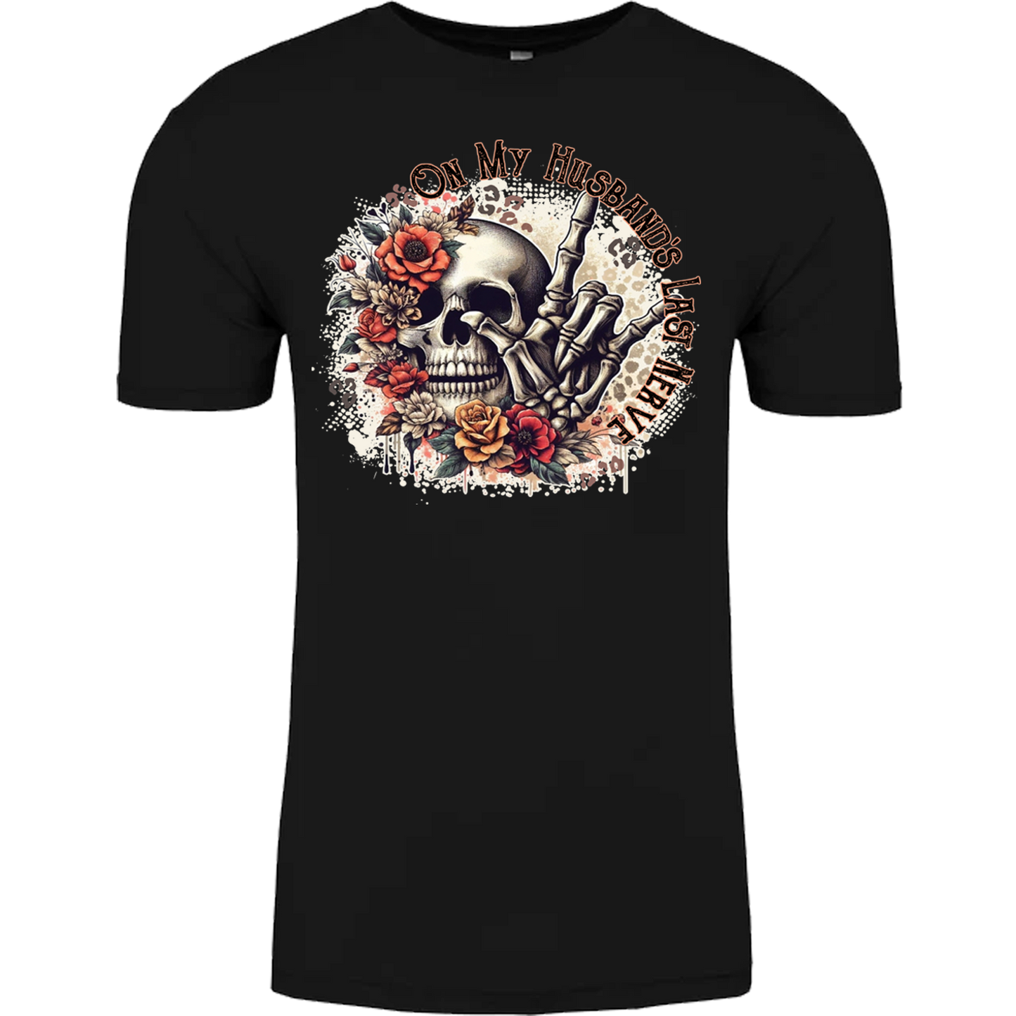On My Husband's Last Nerve Graphic Tshirt