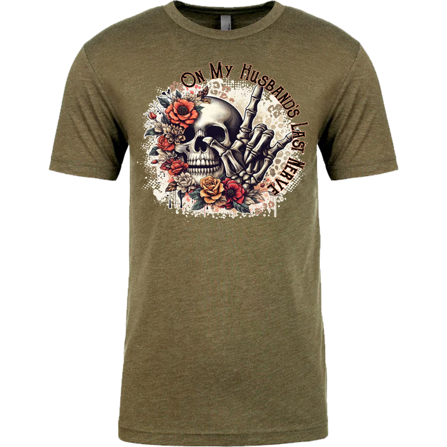 On My Husband's Last Nerve Graphic Tshirt