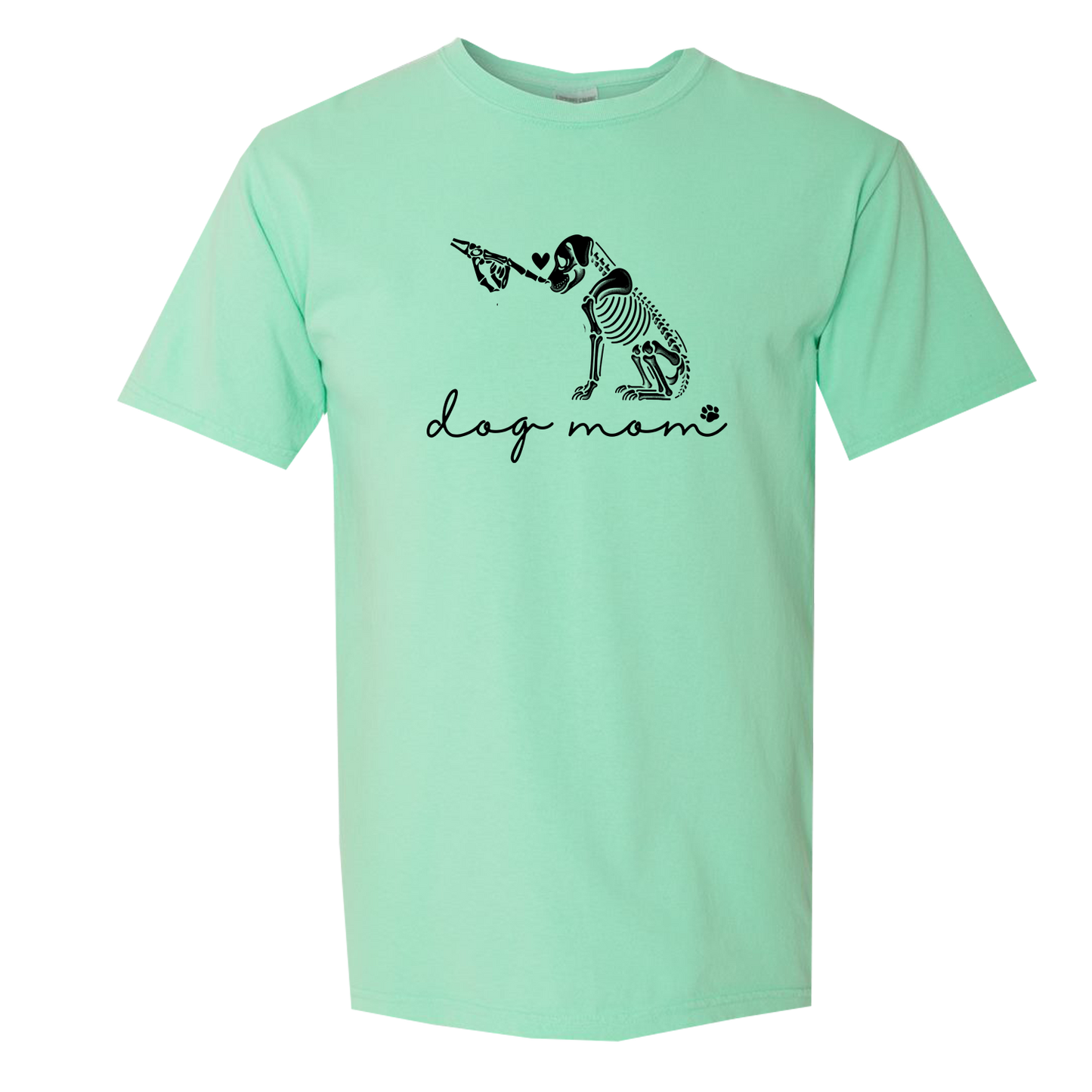 Dog Mom Skelly Boop Graphic Comfort Colors Tee