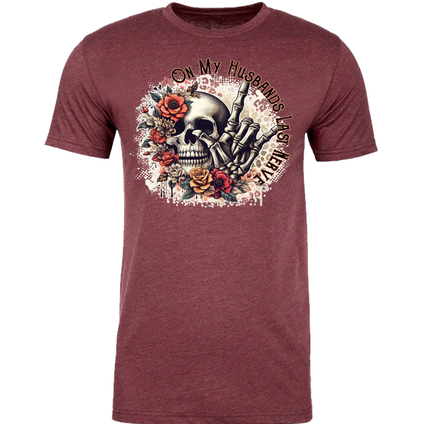 On My Husband's Last Nerve Graphic Tshirt