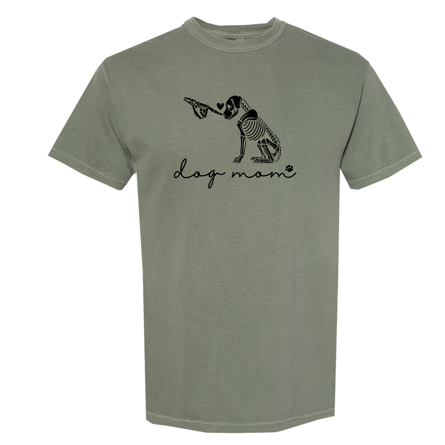 Dog Mom Skelly Boop Graphic Comfort Colors Tee