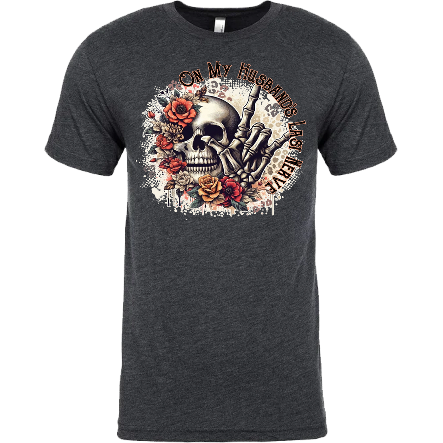 On My Husband's Last Nerve Graphic Tshirt