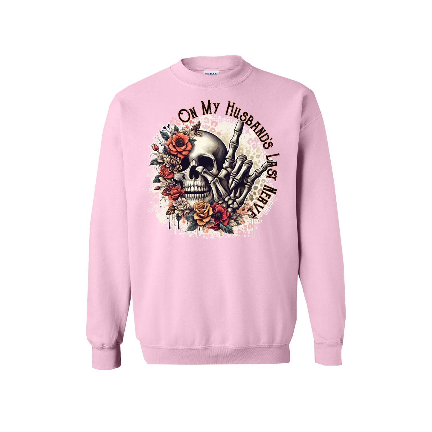 On My Husband's Last Nerve Graphic Crewneck and Hoodie