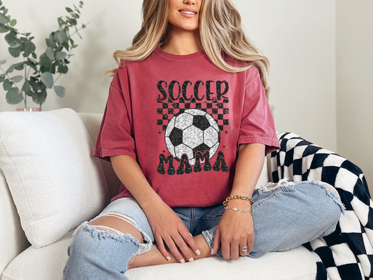 Soccer Mama Comfort Colors Graphic Tee