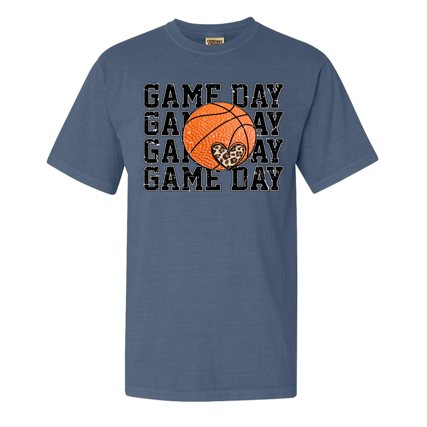 Basketball Game Day Comfort Colors Graphic T-shirt