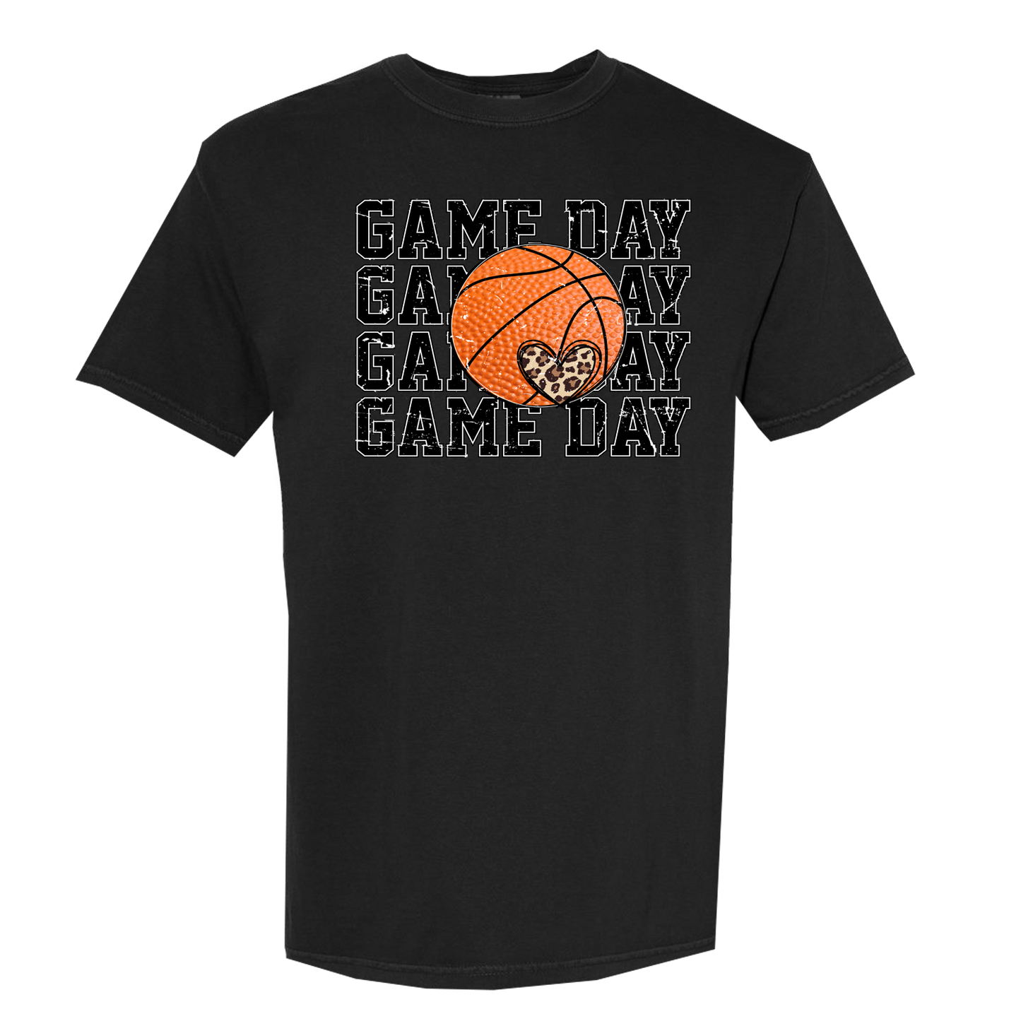 Basketball Game Day Comfort Colors Graphic T-shirt