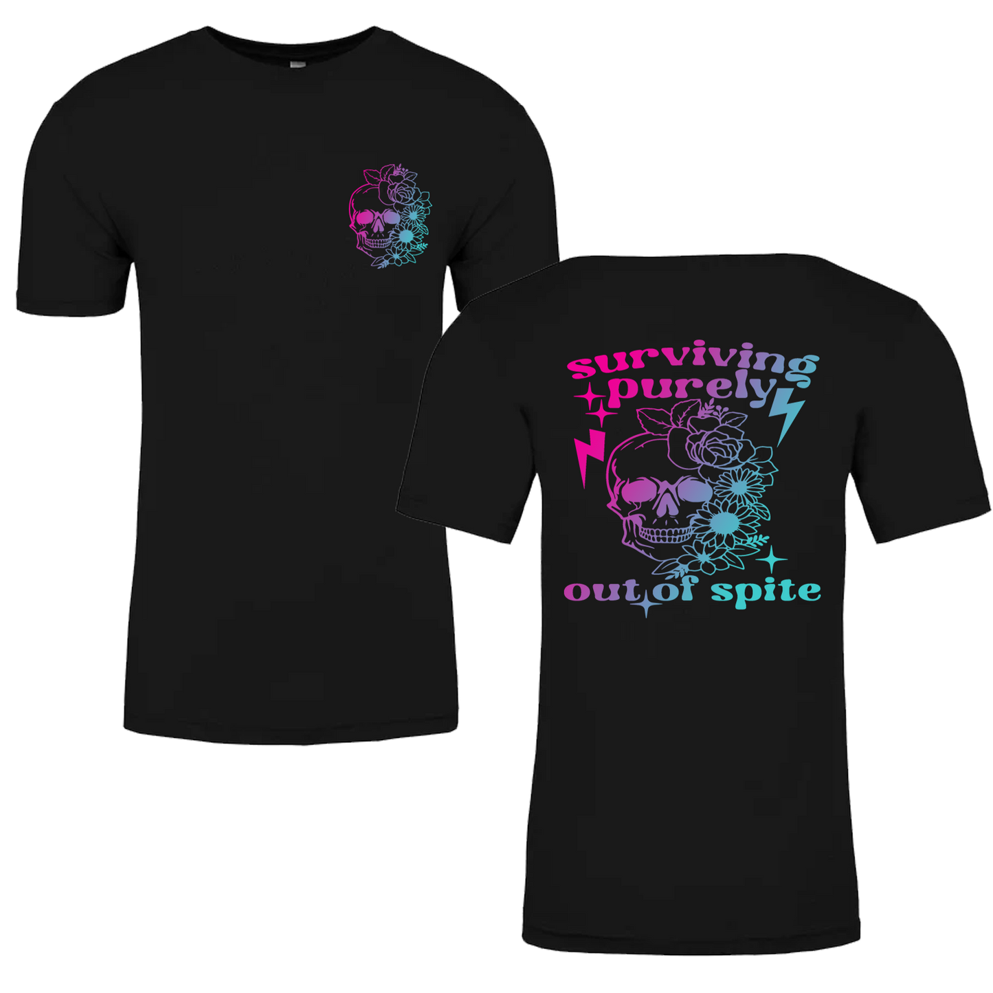 Surviving Purely Out Of Spite Graphic Tshirt