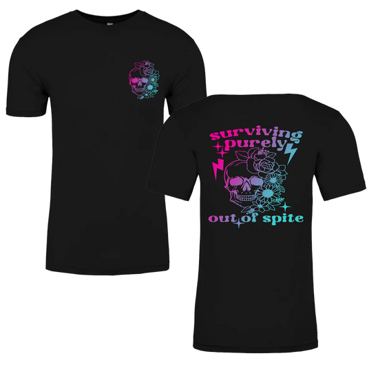 Surviving Purely Out Of Spite Graphic Tshirt