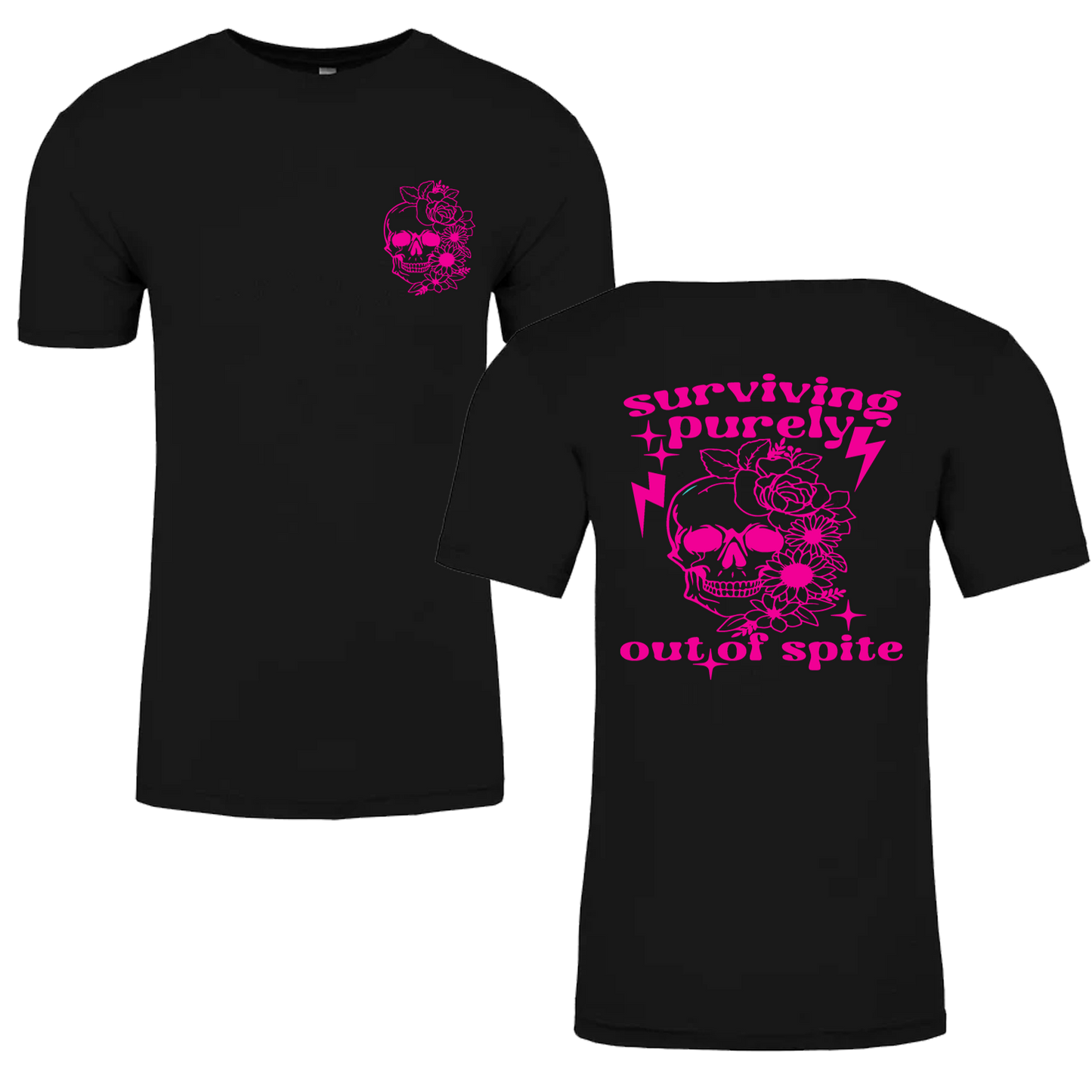 Surviving Purely Out Of Spite Graphic Tshirt