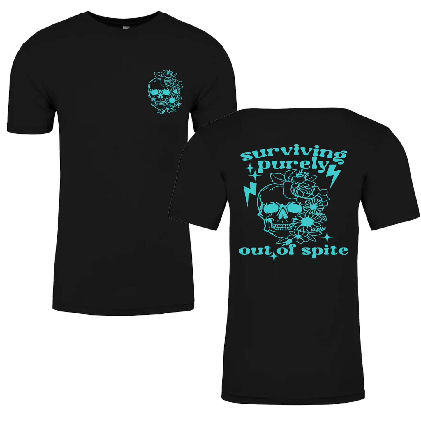 Surviving Purely Out Of Spite Graphic Tshirt