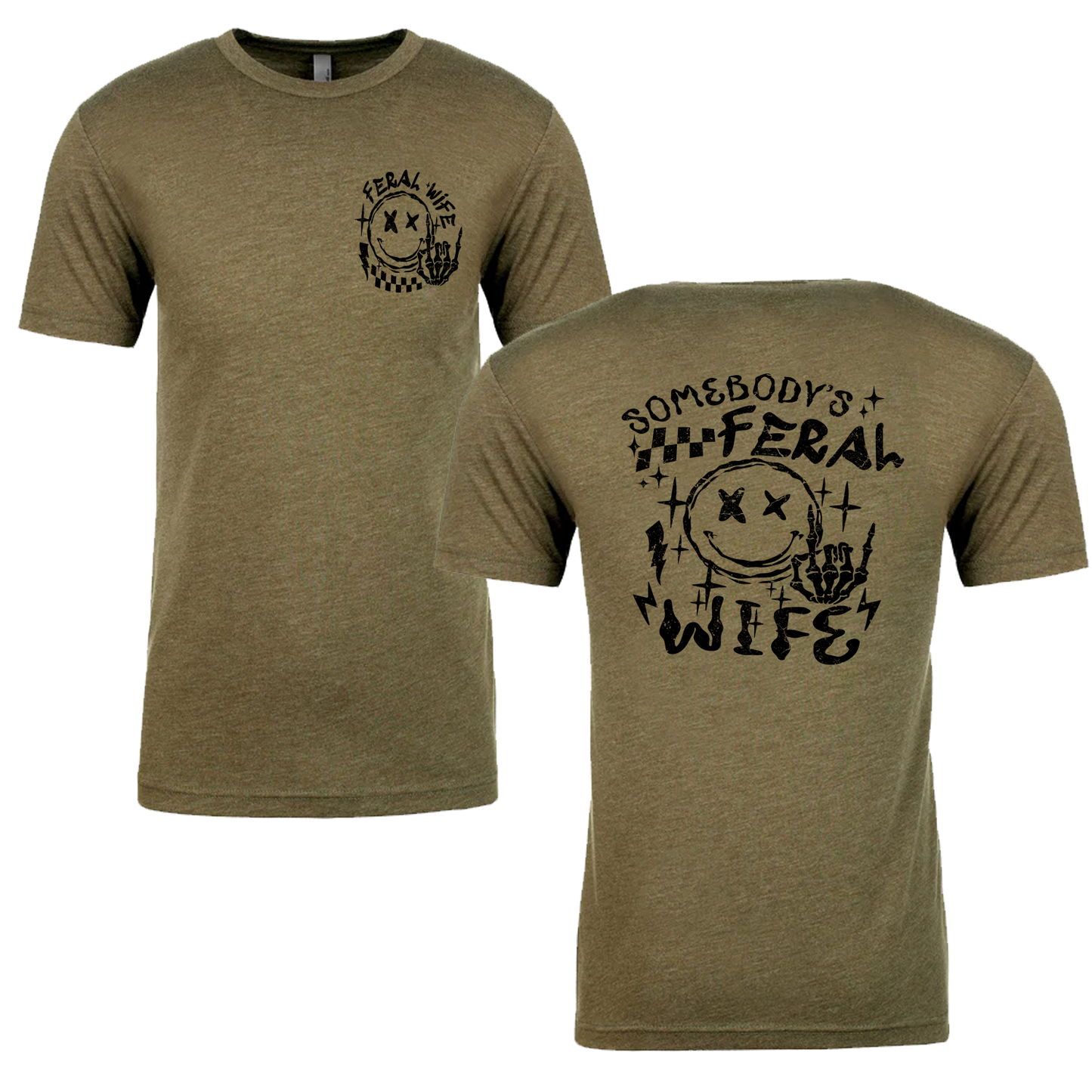 Somebody's Feral Wife Graphic Tshirt