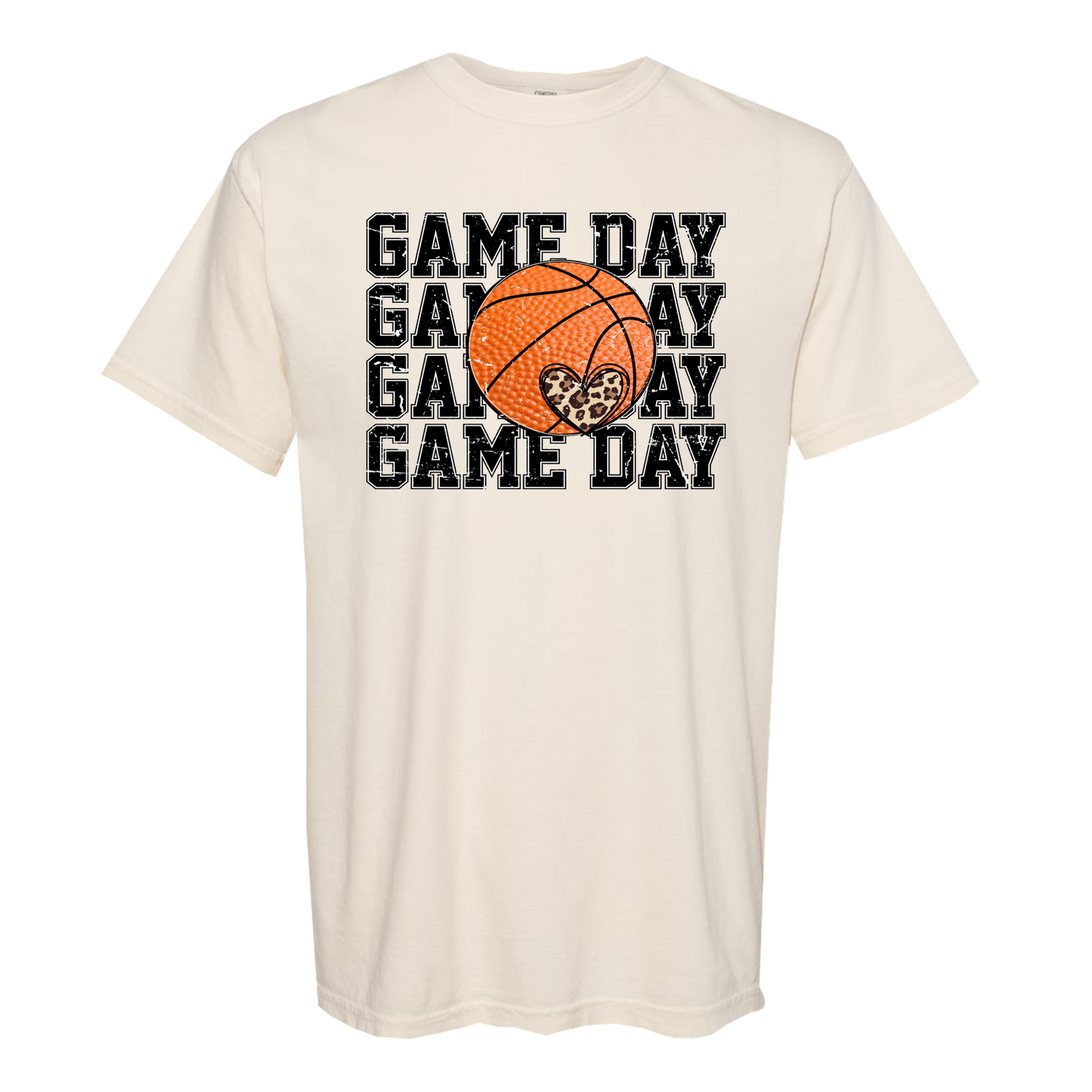 Basketball Game Day Comfort Colors Graphic T-shirt