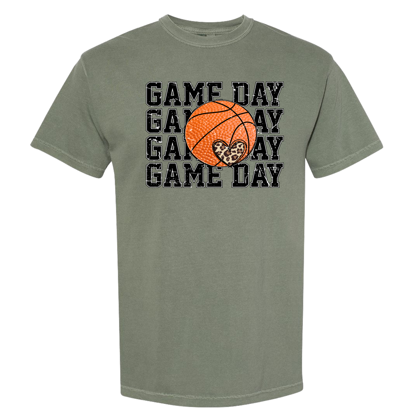 Basketball Game Day Comfort Colors Graphic T-shirt