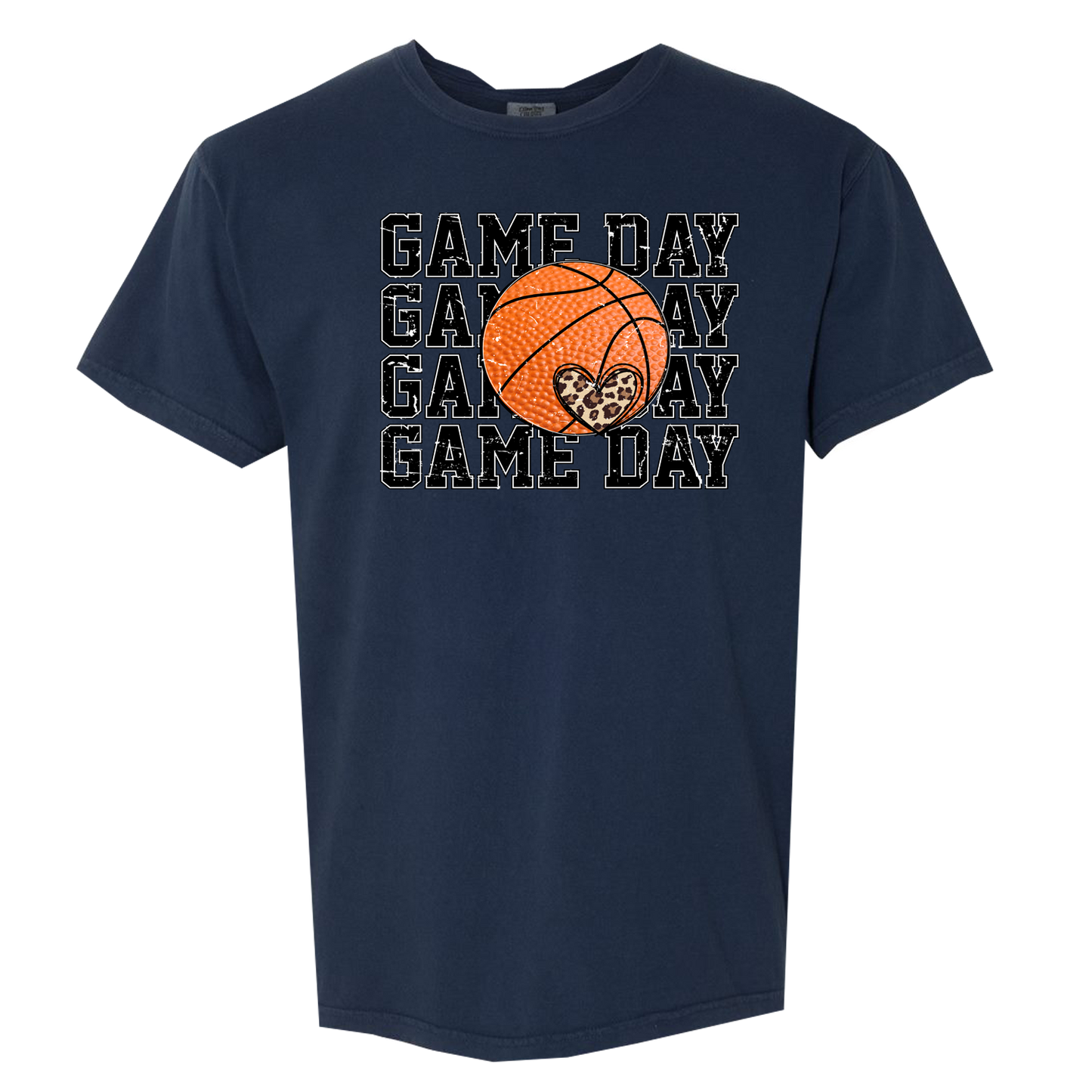 Basketball Game Day Comfort Colors Graphic T-shirt