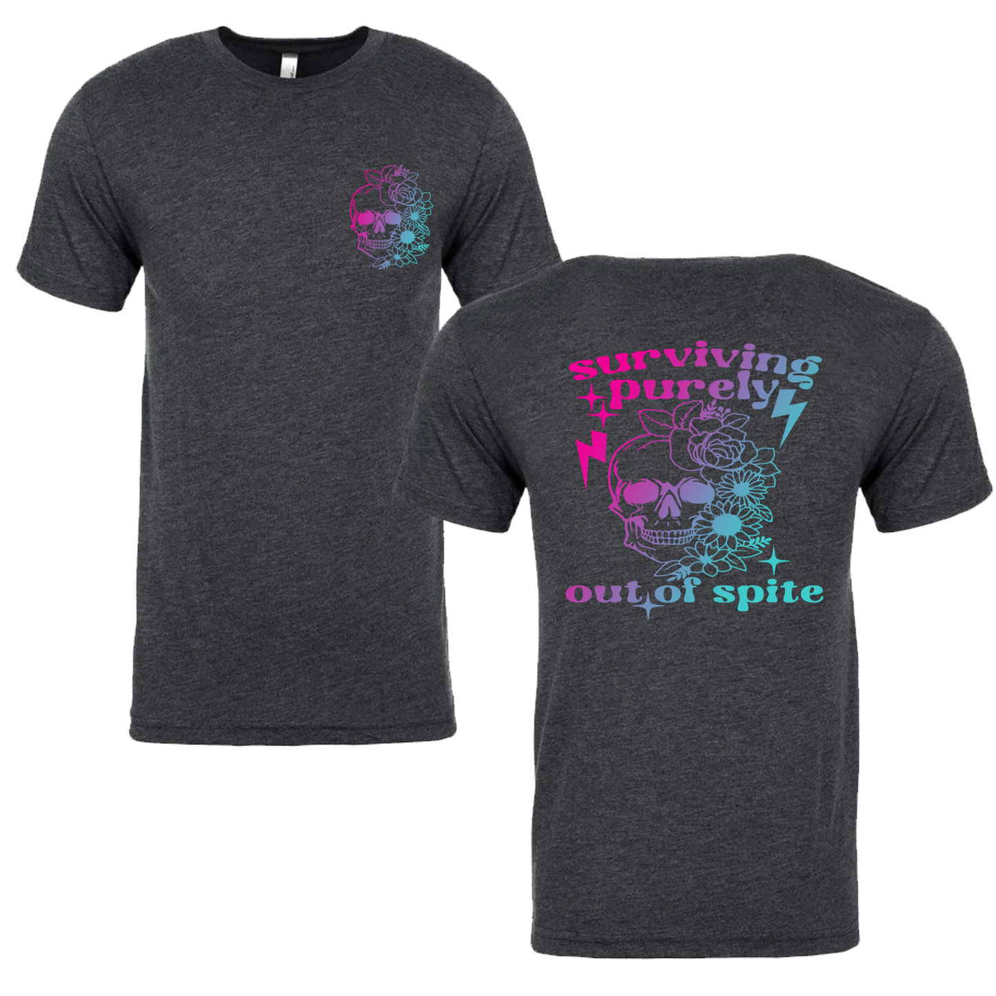 Surviving Purely Out Of Spite Graphic Tshirt