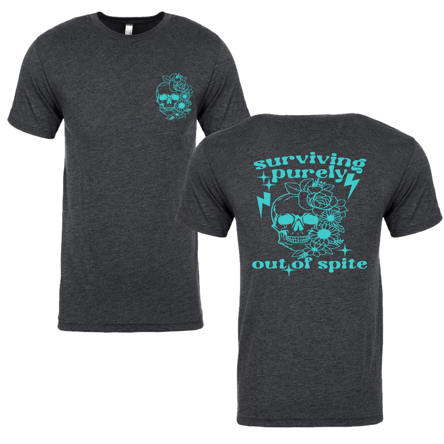 Surviving Purely Out Of Spite Graphic Tshirt