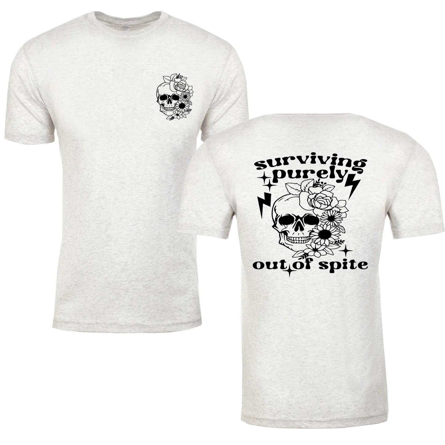 Surviving Purely Out Of Spite Graphic Tshirt