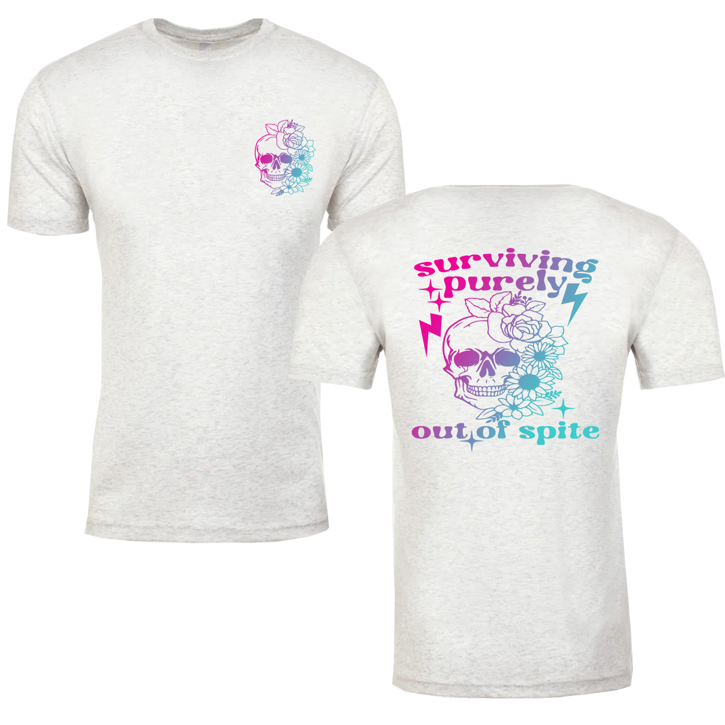 Surviving Purely Out Of Spite Graphic Tshirt