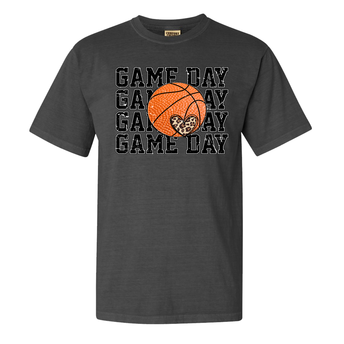 Basketball Game Day Comfort Colors Graphic T-shirt